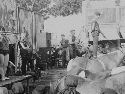 Gillamoos Attraktion um 1900