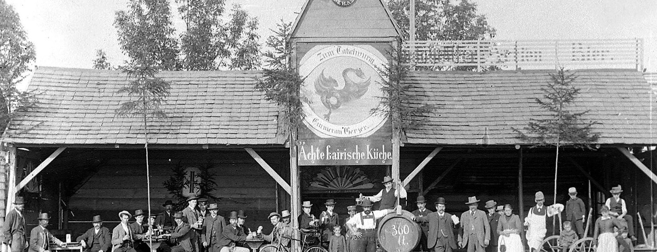 Historische Aufnahme des Gillamoos in Abensberg um 1900 | © Stadt Abensberg
