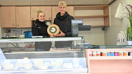 Käse & Milch für den kleinen Wochenmarkt