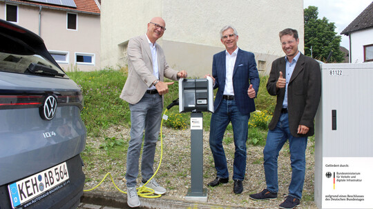 Neue E-Ladesäulen in Abensberg