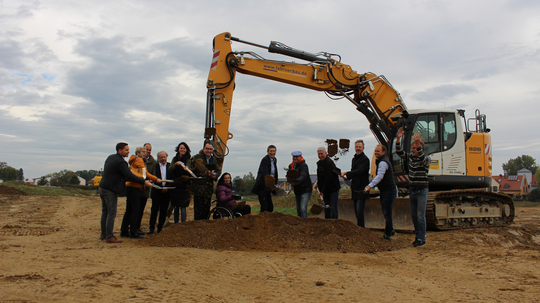 Symbolischer Spatenstich für „Green Gaden“