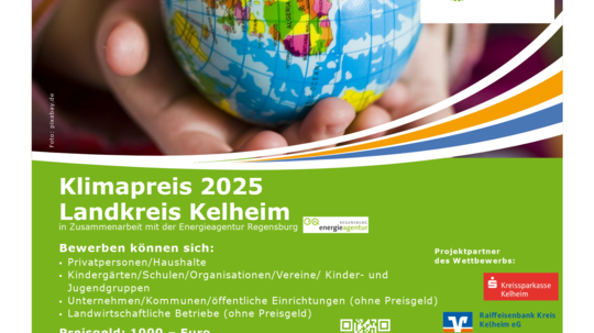 Jetzt bewerben für den Klimapreis 2025