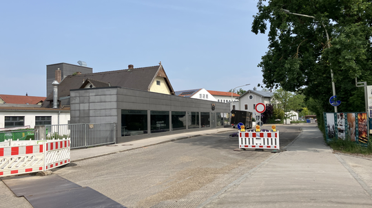 Vollsperrung der Münchener Straße