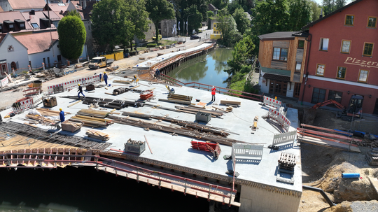 Abensbrücke: Bauarbeiten im Zeitplan