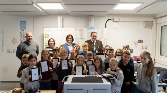 Neue iPads für Aventinus Grundschule