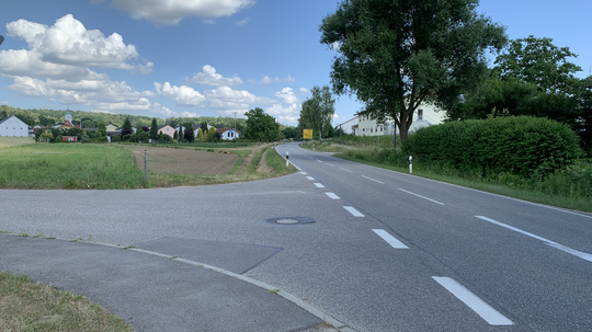 Sperrung der Kreisstraße KEH 7