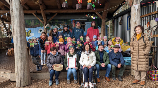 Auszeichnung für Waldkindergarten