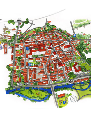 Altstadtplan Abensberg